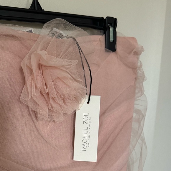 Cute blush pink tube top with tool rose - Picture 2 of 2